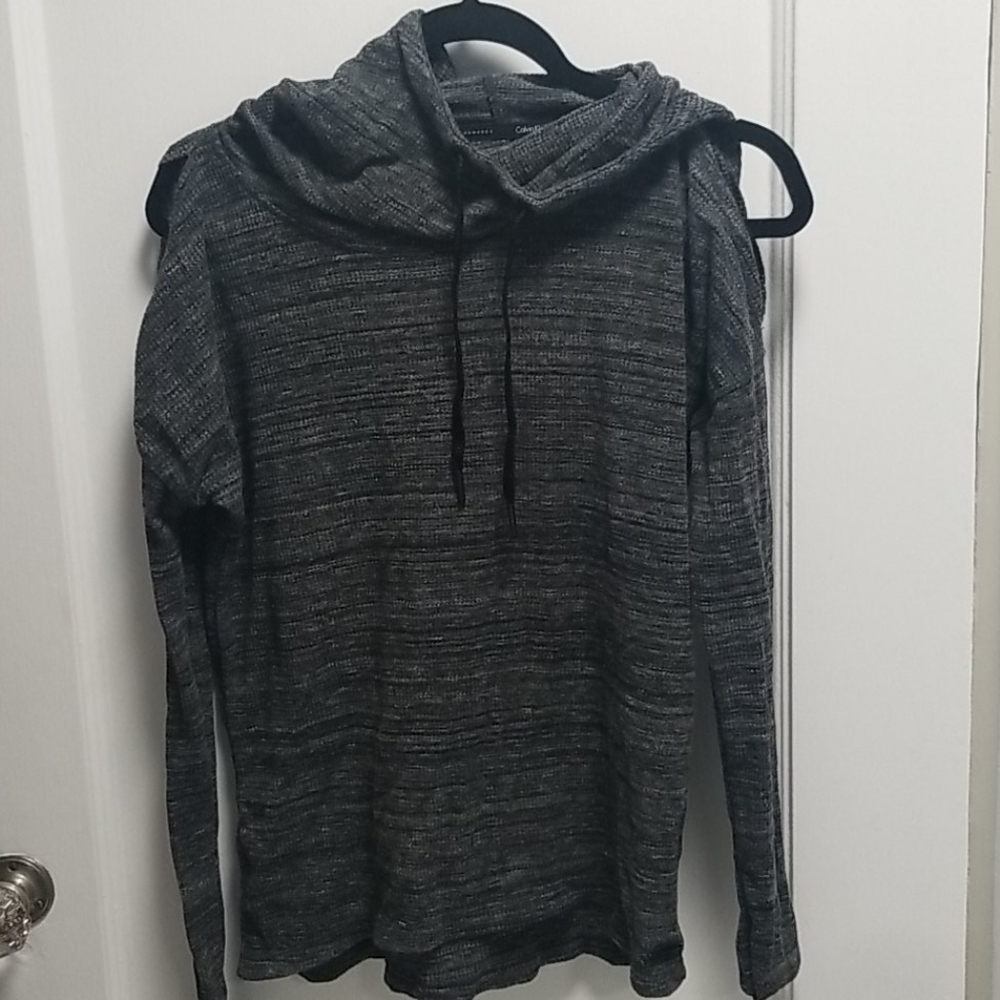 Calvin Klein Cowl Neck Workout Long Sleeve Shirt